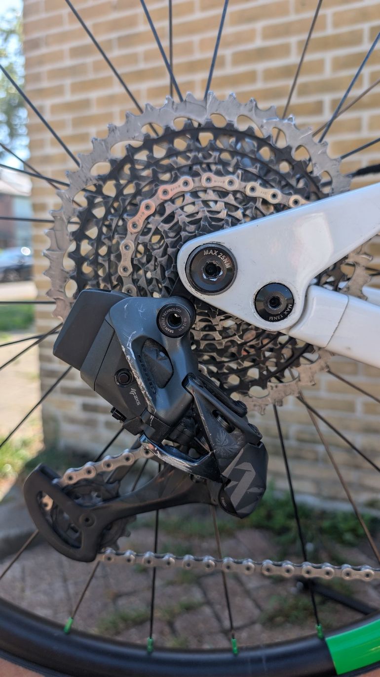 Used Vink Custom SRAM XX1 Eagle AXS 2021 Mountainbike, White — image 4 of 14