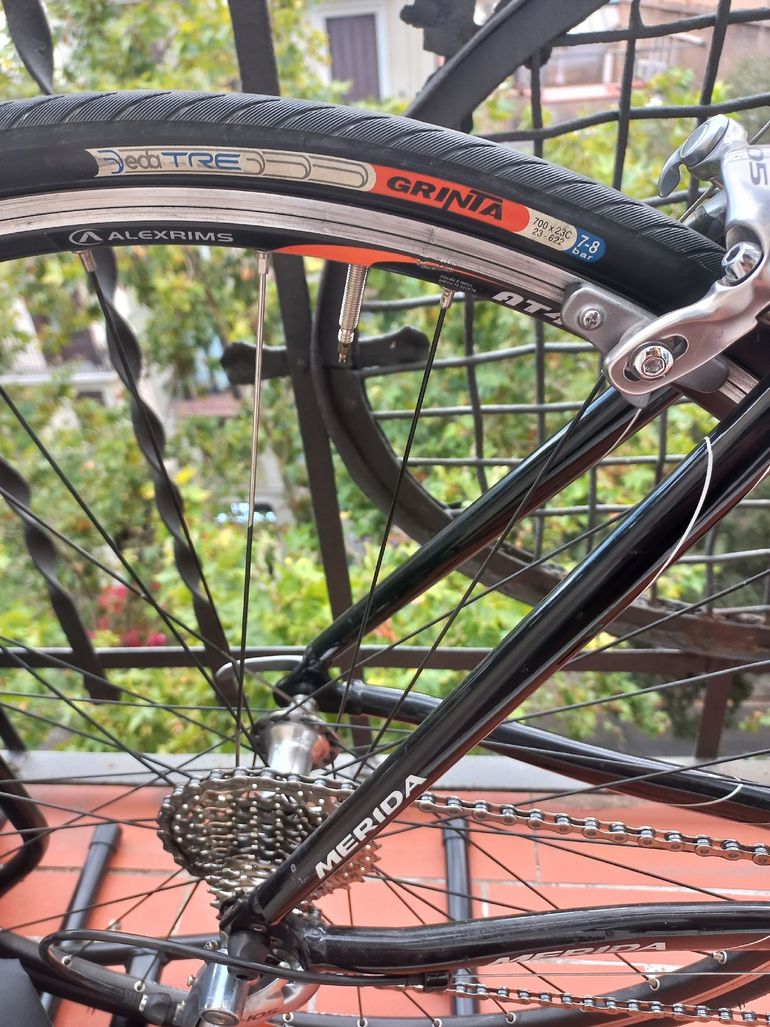 Gebrauchtes Merida Road 904 Shimano 105 2008 Road & Gravel, Hellgrau — Bild 3 von 18