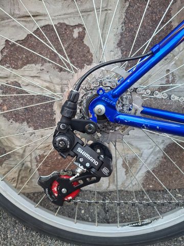 Used Scott Custom Shimano DXR 2010 Mountainbike, Blue — image 3 of 4
