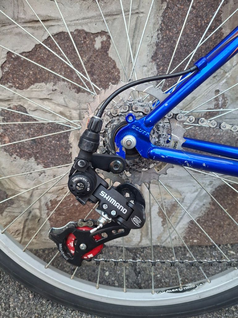 Used Scott Custom Shimano DXR 2010 Mountainbike, Blue — image 3 of 4