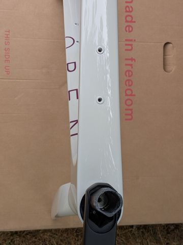 Used Open U.P Frameset 2026 Road & Gravel, White — image 3 of 14