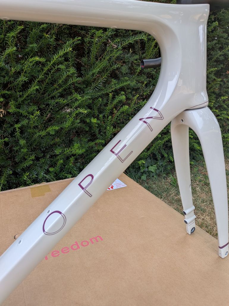 Used Open U.P Frameset 2026 Road & Gravel, White — image 2 of 14