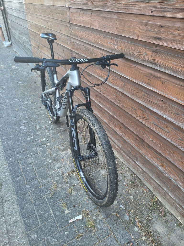 Gebrauchtes Canyon Lux Trail CF 9 2025 2025 Mountainbike, Hellgrau — Bild 2 von 13