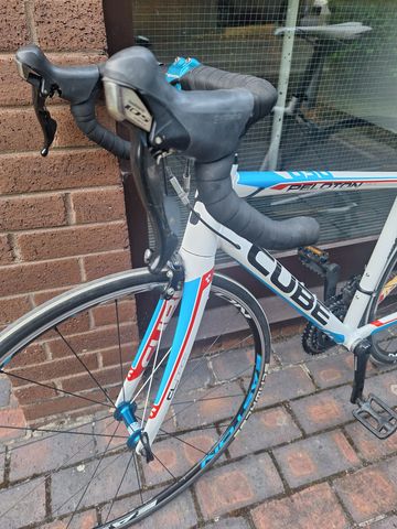 Used CUBE Peloton Race 2014 Road & Gravel, White — image 4 of 5