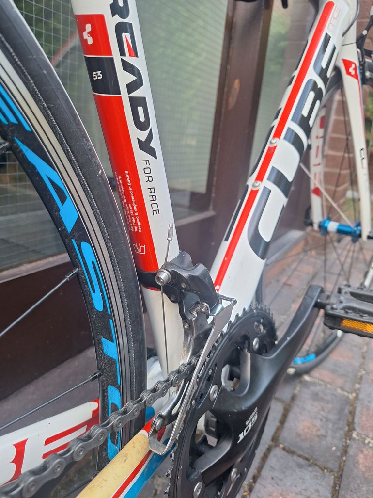 Used CUBE Peloton Race 2014 Road & Gravel, White — image 2 of 5