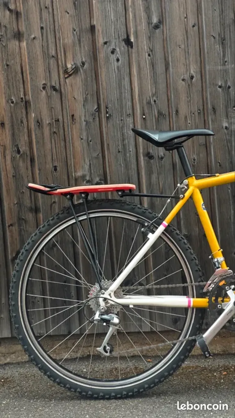 Scott Boulder 1991 – VTT vintage Chromoly, Deore LX & porte-bagage custom 1991 Mountainbike usato, Nero — immagine 2 di 28