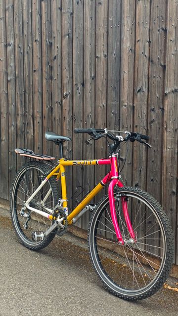 Scott Boulder 1991 – VTT vintage Chromoly, Deore LX & porte-bagage custom 1991 Mountainbike usato, Nero — immagine 20 di 28