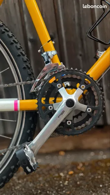 Scott Boulder 1991 – VTT vintage Chromoly, Deore LX & porte-bagage custom 1991 Mountainbike usato, Nero — immagine 11 di 28
