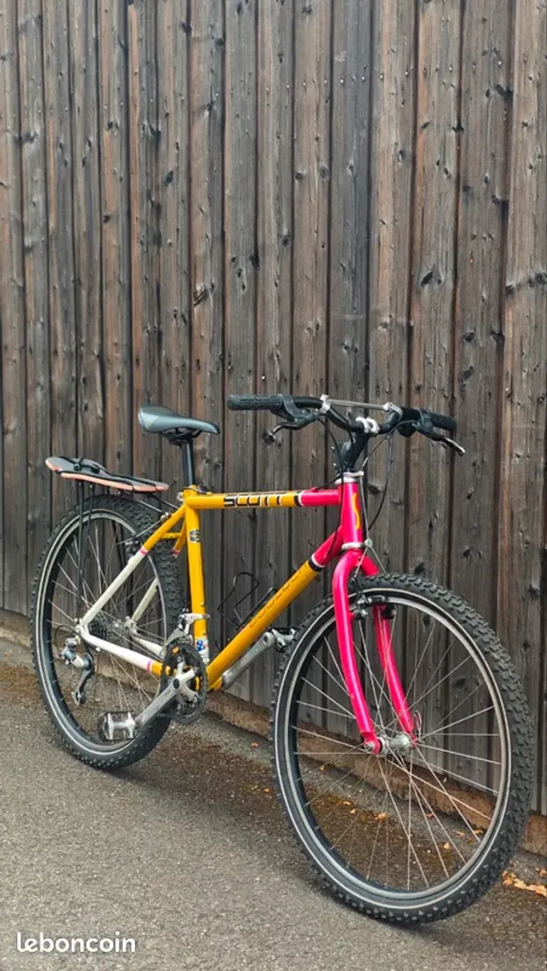 Scott Boulder 1991 – VTT vintage Chromoly, Deore LX & porte-bagage custom 1991 Mountainbike usato, Nero — immagine 6 di 28