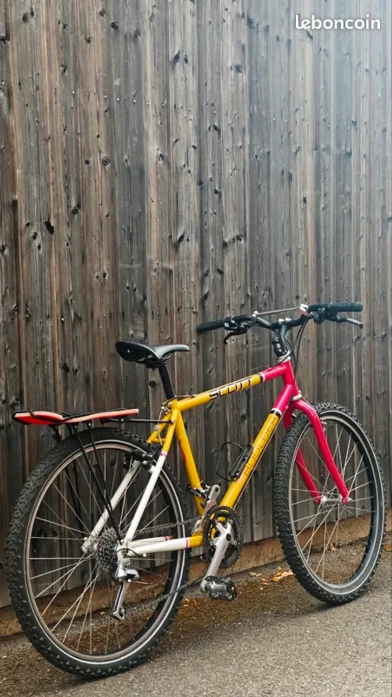 Scott Boulder 1991 – VTT vintage Chromoly, Deore LX & porte-bagage custom 1991 Mountainbike usato, Nero — immagine 5 di 28