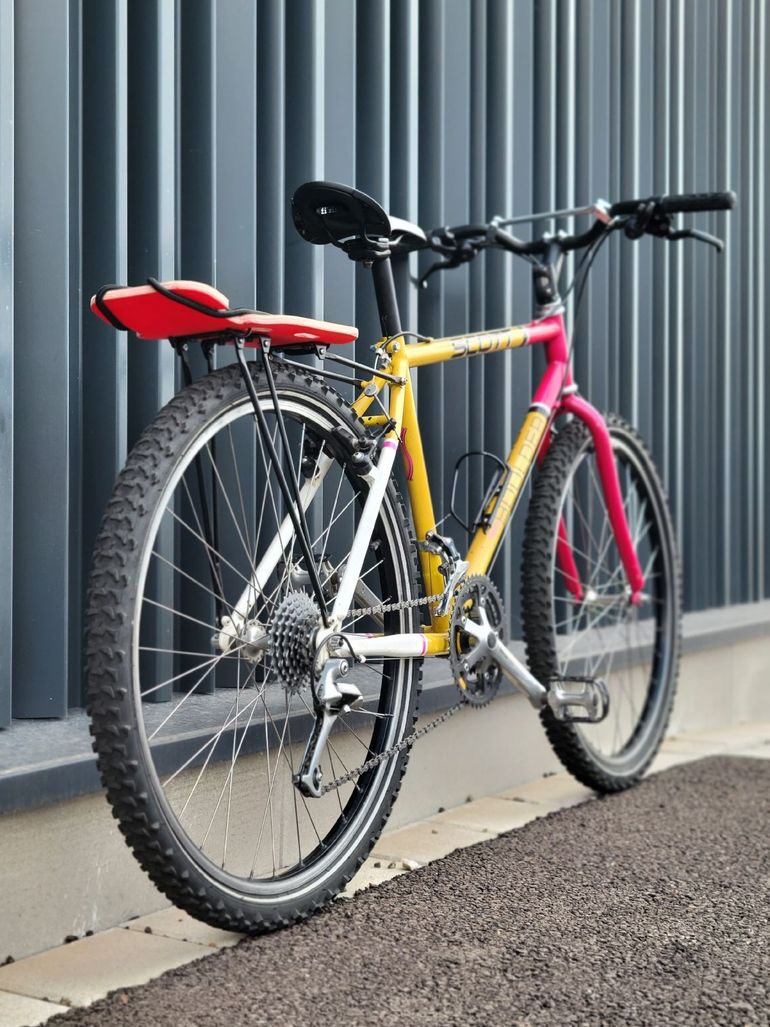 Scott Boulder 1991 – VTT vintage Chromoly, Deore LX & porte-bagage custom 1991 Mountainbike usato, Nero — immagine 21 di 28