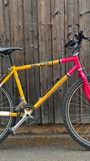 Scott Boulder 1991 – VTT vintage Chromoly, Deore LX & porte-bagage custom 1991 Mountainbike usato, Nero — immagine 17 di 28
