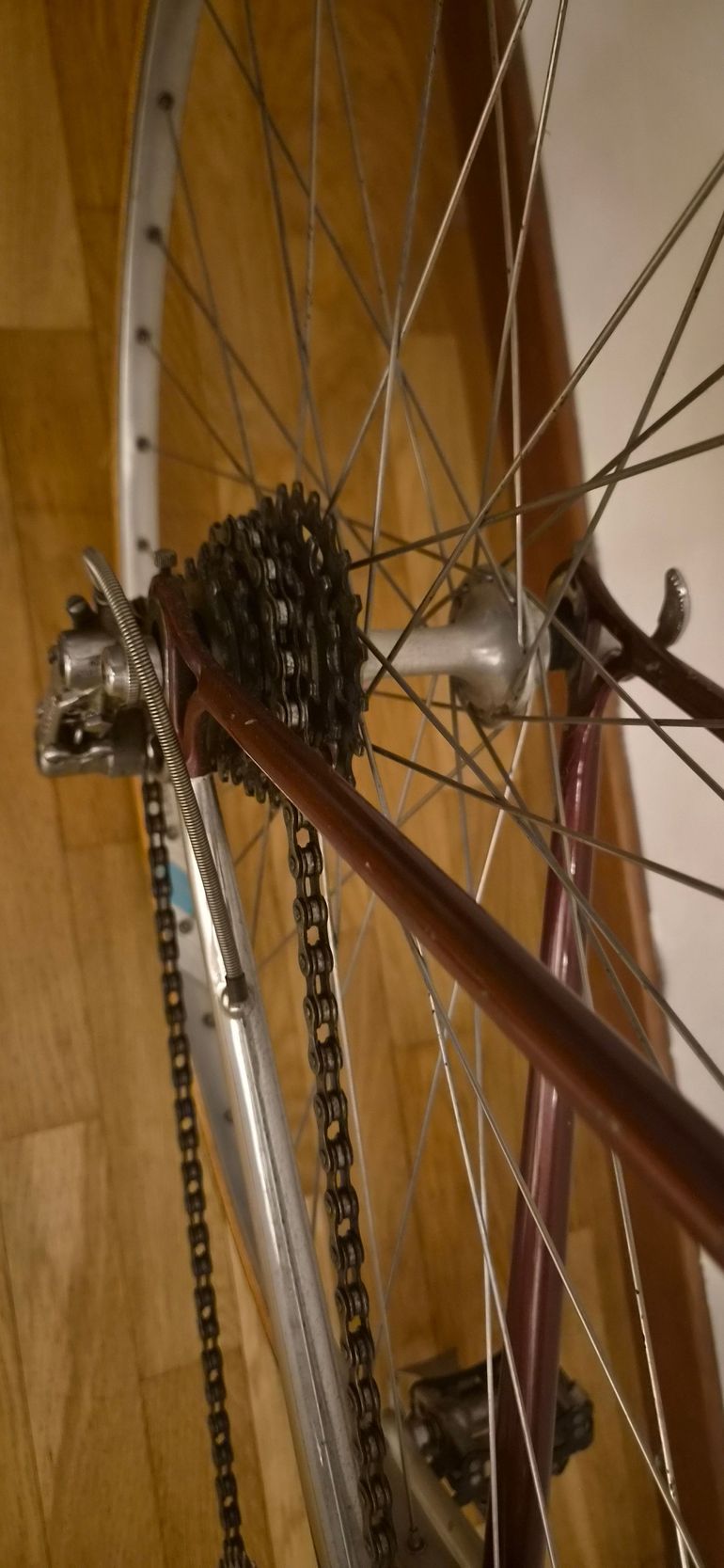 Used PACCAGNELLA Road Bike Early '80s - Size 52 - L'Eroica Ready - Campagnolo Record 1980 Road & Gravel, Red — image 40 of 47