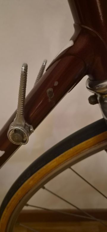Used PACCAGNELLA Road Bike Early '80s - Size 52 - L'Eroica Ready - Campagnolo Record 1980 Road & Gravel, Red — image 44 of 47