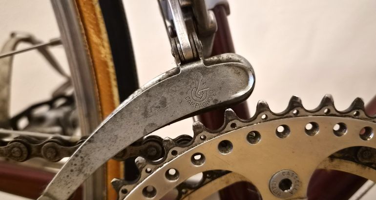 Used PACCAGNELLA Road Bike Early '80s - Size 52 - L'Eroica Ready - Campagnolo Record 1980 Road & Gravel, Red — image 50 of 57