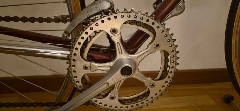 Used PACCAGNELLA Road Bike Early '80s - Size 52 - L'Eroica Ready - Campagnolo Record 1980 Road & Gravel, Red — image 38 of 47