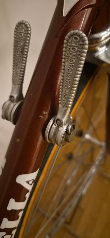 Used PACCAGNELLA Road Bike Early '80s - Size 52 - L'Eroica Ready - Campagnolo Record 1980 Road & Gravel, Red — image 27 of 47