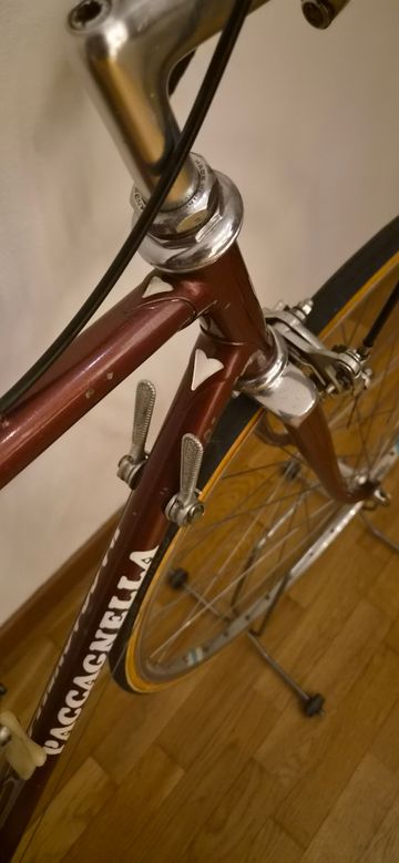 Used PACCAGNELLA Road Bike Early '80s - Size 52 - L'Eroica Ready - Campagnolo Record 1980 Road & Gravel, Red — image 28 of 47