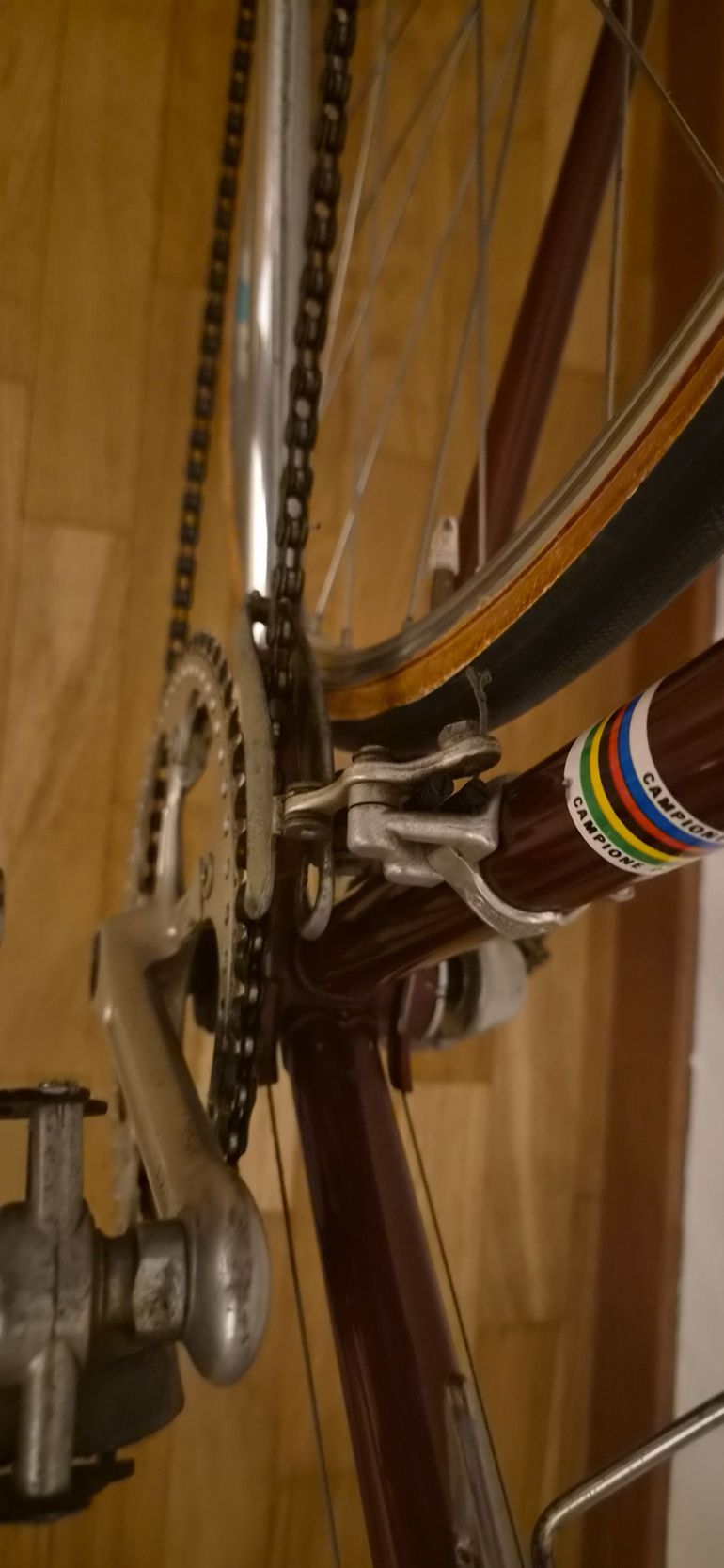 Used PACCAGNELLA Road Bike Early '80s - Size 52 - L'Eroica Ready - Campagnolo Record 1980 Road & Gravel, Red — image 41 of 47