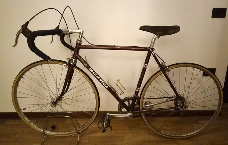 Used PACCAGNELLA Road Bike Early '80s - Size 52 - L'Eroica Ready - Campagnolo Record 1980 Road & Gravel, Red — image 2 of 47