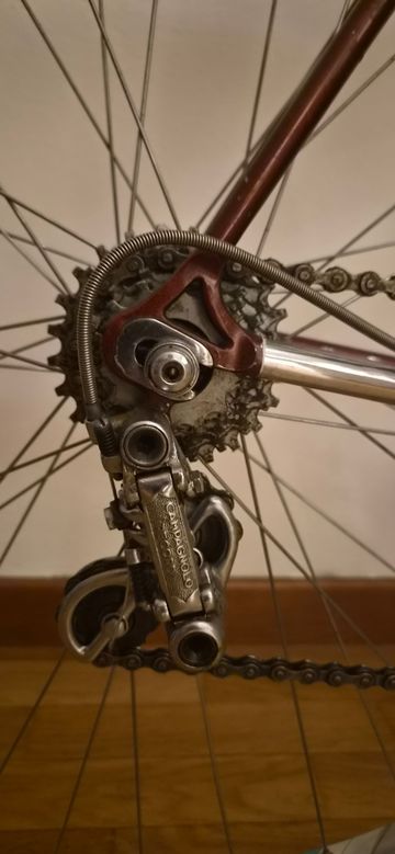 Used PACCAGNELLA Road Bike Early '80s - Size 52 - L'Eroica Ready - Campagnolo Record 1980 Road & Gravel, Red — image 36 of 47