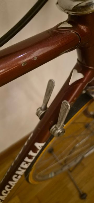 Used PACCAGNELLA Road Bike Early '80s - Size 52 - L'Eroica Ready - Campagnolo Record 1980 Road & Gravel, Red — image 29 of 47