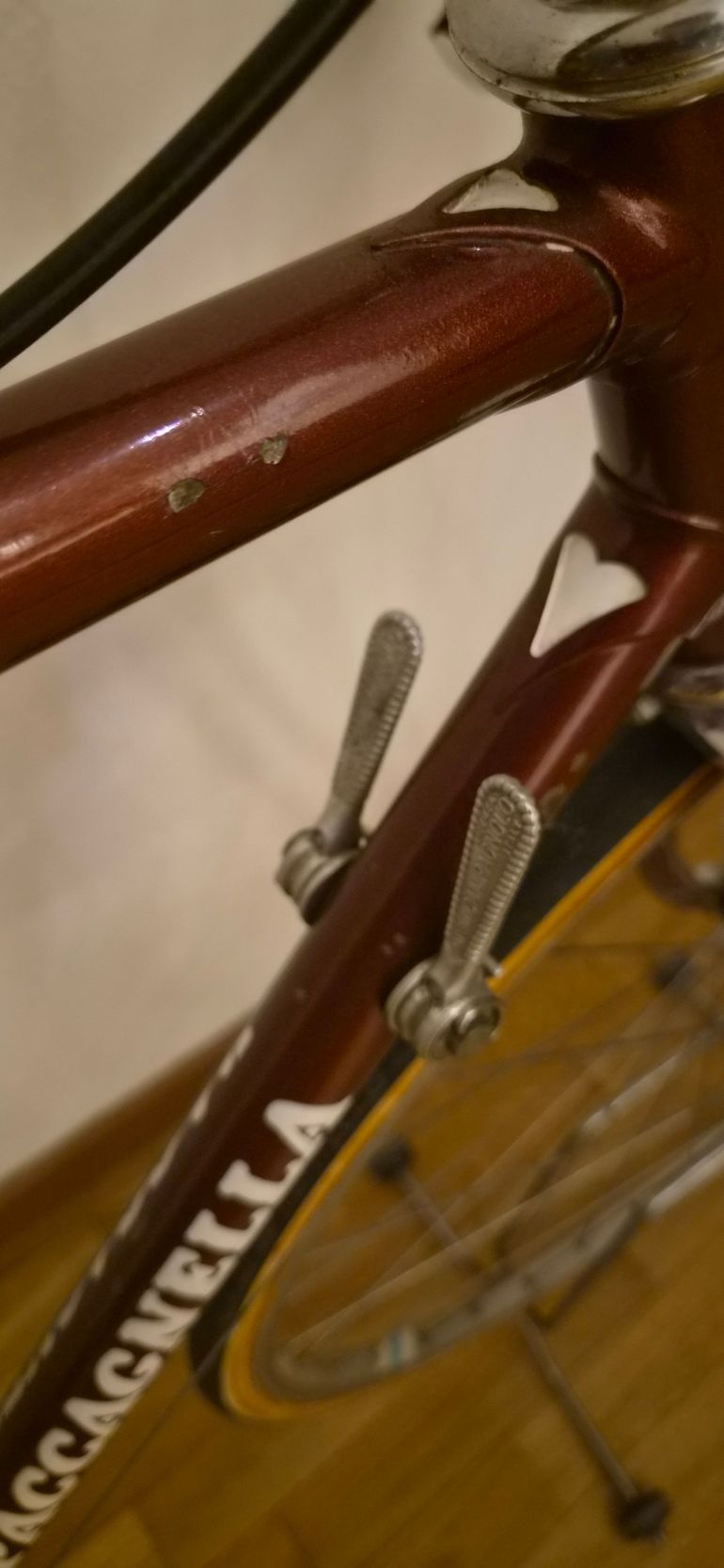 Used PACCAGNELLA Road Bike Early '80s - Size 52 - L'Eroica Ready - Campagnolo Record 1980 Road & Gravel, Red — image 29 of 47