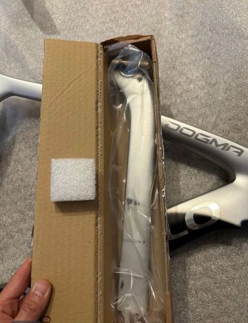 Used Pinarello Dogma Frameset 2024 Road & Gravel, Light Gray — image 6 of 6