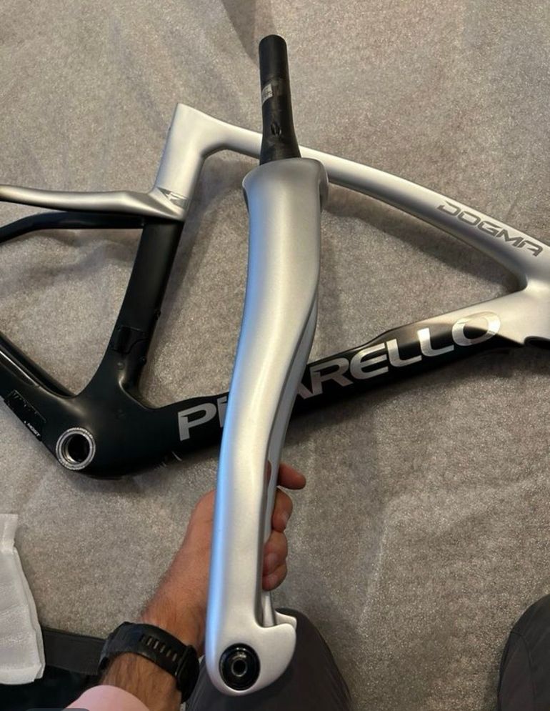 Used Pinarello Dogma Frameset 2024 Road & Gravel, Light Gray — image 3 of 6