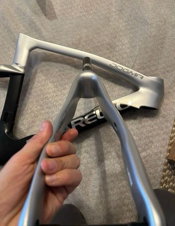 Used Pinarello Dogma Frameset 2024 Road & Gravel, Light Gray — image 4 of 6
