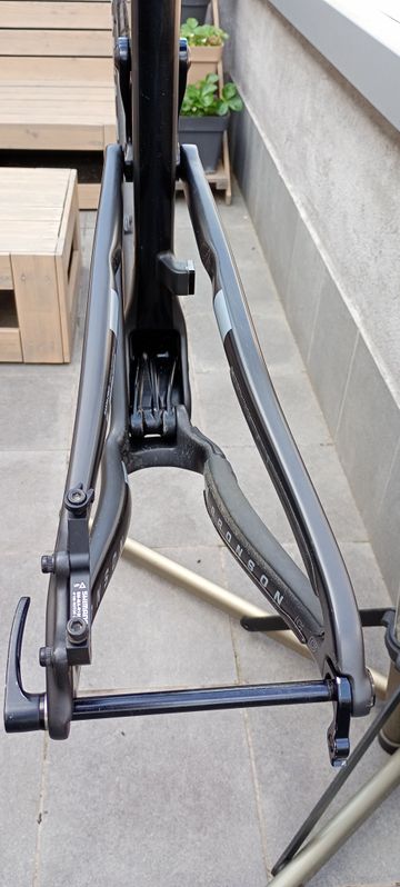 Santa Cruz Bronson CC 2016 Talla L Frameset 2016 Mountainbike usato, Nero — immagine 8 di 12