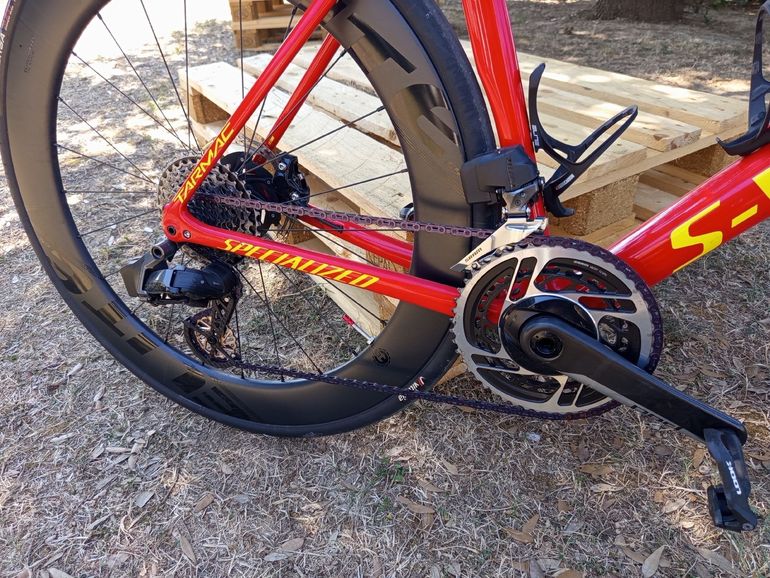 Used Specialized Tarmac SRAM Rival eTap AXS 2020 Road & Gravel, Red — image 3 of 13
