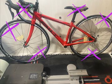 Biit B1 Frameset 2024 Road & Gravel usato, Rosso — immagine 4 di 4