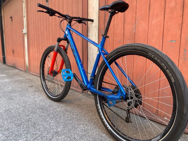 KTM Ultra Fun 27, 5” 2020 Mountainbike usato, Blu — immagine 5 di 6