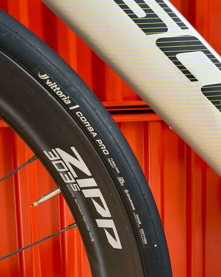 Gebrauchtes Scott Foil Q36.5 ProCycling Team SRAM RED AXS 2023 Road & Gravel, Hellgrau — Bild 8 von 17