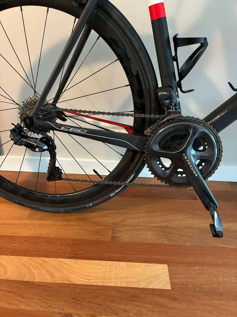 Used Colnago C60 Shimano Ultegra Di2 ARNT wielen 2018 Road & Gravel, Black — image 3 of 15
