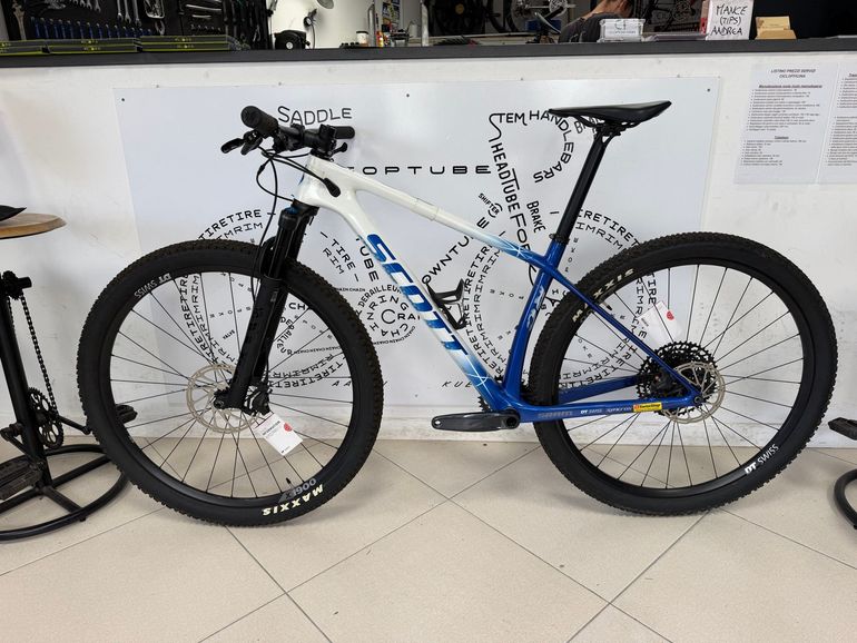 Scott Scale RC 900 SL 2019 2019 Mountainbike usato, Bianco — immagine 7 di 9