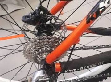 KTM Lc Carbon MTB 2010 Mountainbike usato, Rosso — immagine 2 di 3