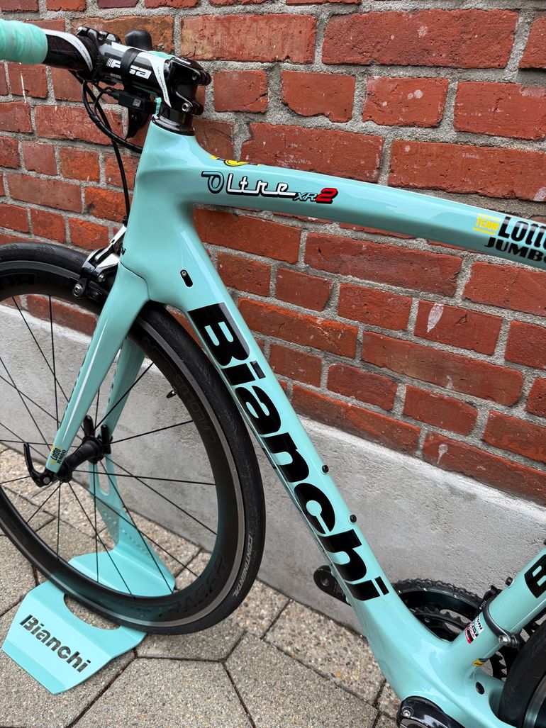 Used Bianchi Oltre XR 2 Carbon/Shimano Dura Ace Di2/Size 57/Team Lotto Jumbo 2018 Road & Gravel, Green — image 15 of 16