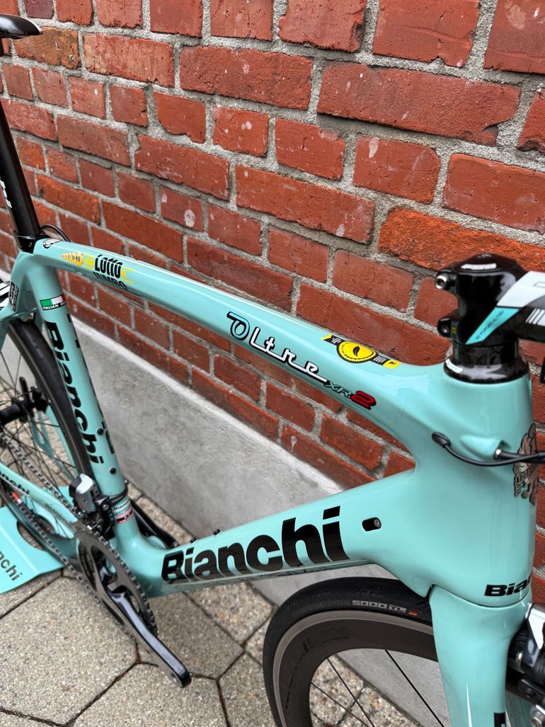 Used Bianchi Oltre XR 2 Carbon/Shimano Dura Ace Di2/Size 57/Team Lotto Jumbo 2018 Road & Gravel, Green — image 9 of 16