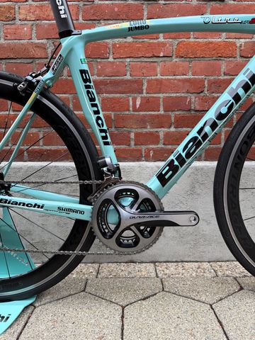 Used Bianchi Oltre XR 2 Carbon/Shimano Dura Ace Di2/Size 57/Team Lotto Jumbo 2018 Road & Gravel, Green — image 4 of 16
