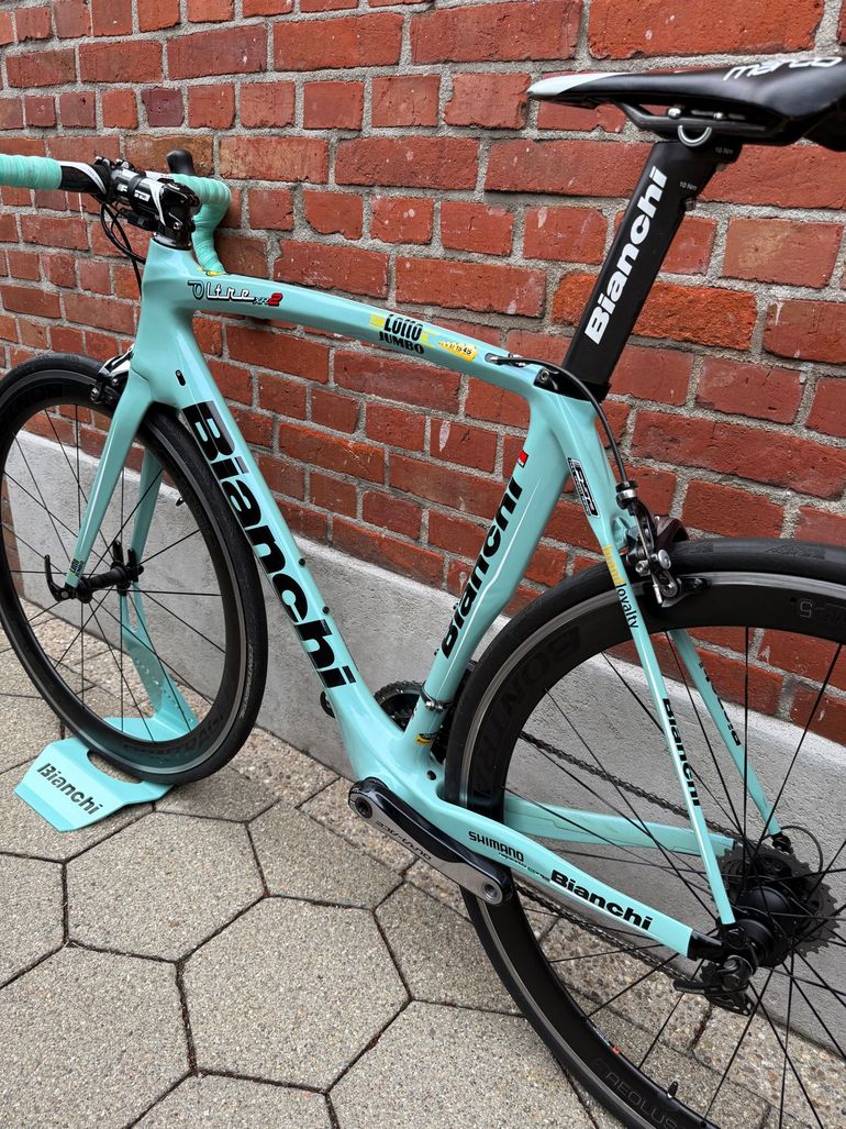 Used Bianchi Oltre XR 2 Carbon/Shimano Dura Ace Di2/Size 57/Team Lotto Jumbo 2018 Road & Gravel, Green — image 14 of 16