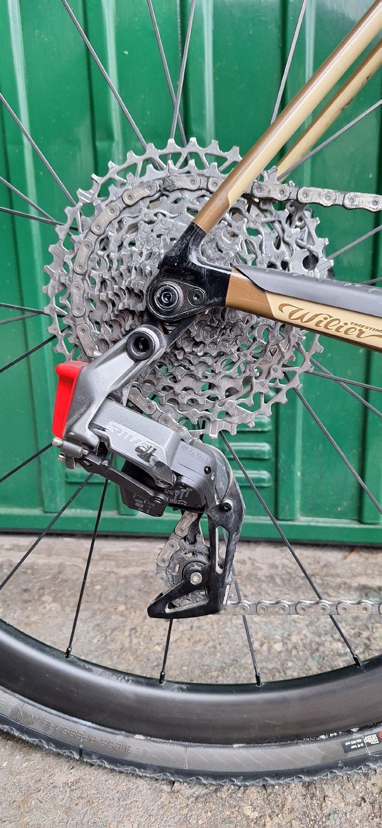 Used Willier Custom SRAM Rival eTap AXS 2024 Road & Gravel, Orange — image 3 of 8