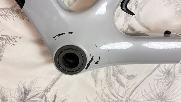 Used Ridley Falcn Rs Frameset S 2024, manillar integrado forza cirrus pro, rodamientos cerámicos pedalier, portabidones zefal, soporte garmin… 2024 Road & Gravel, Light Gray — image 3 of 10