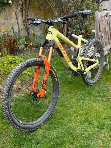 Santa Cruz Nomad S / Carbon C 2024 Frameset 2024 Mountainbike usato, Arancione — immagine 2 di 3