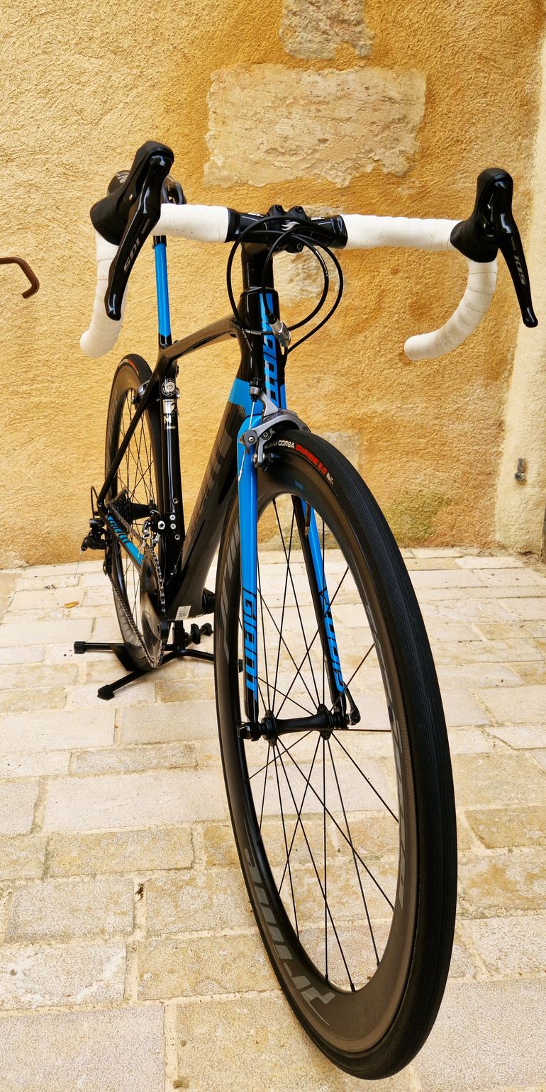 Gebrauchtes Giant TCR Advanced SL 2019 Road & Gravel, Schwarz — Bild 2 von 3