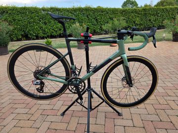 Gebrauchtes Cannondale Supersix SRAM Red eTap 2021 Road & Gravel, Grün — Bild 2 von 10
