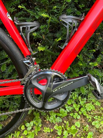 Used BMC Roadmachine 01 Custom Shimano Ultegra 2021 Road & Gravel, Red — image 3 of 10