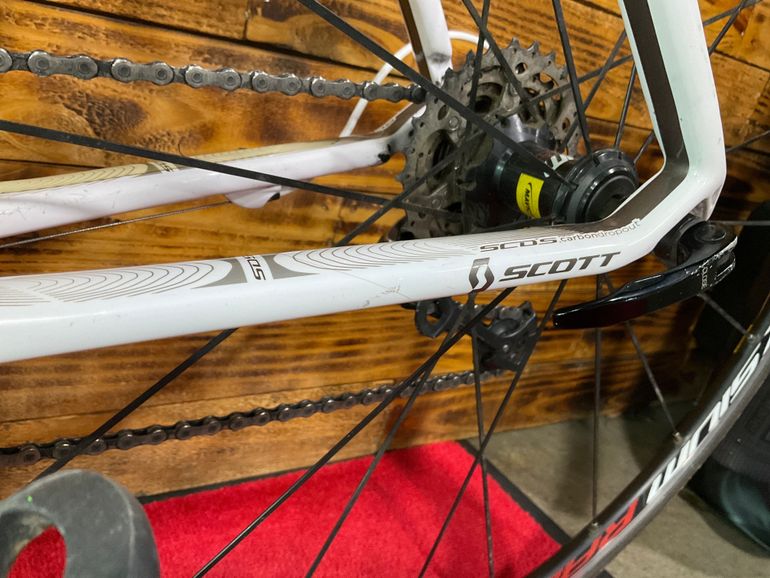 Used Scott Cr1 Comp 2012 2012 Road & Gravel, White — image 9 of 12