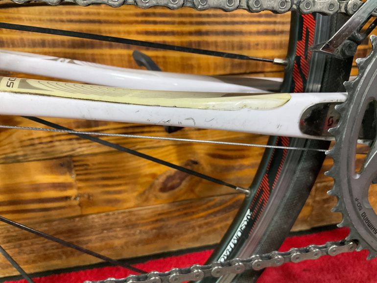 Used Scott Cr1 Comp 2012 2012 Road & Gravel, White — image 3 of 12
